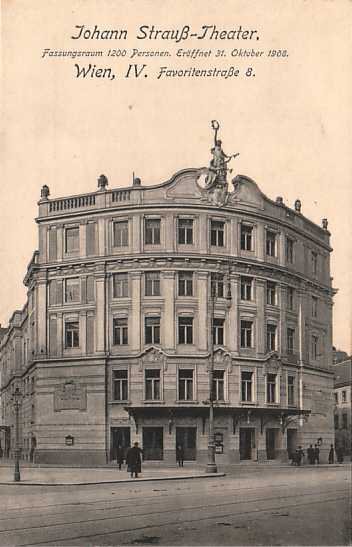Johann Strauss Theater Vienna1909