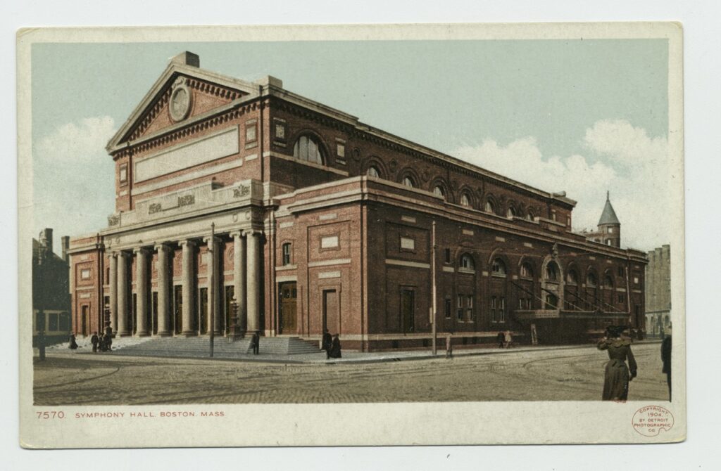 Boston Symphony Hall historic