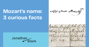 Read more about the article Mozart’s name: 3 curious facts