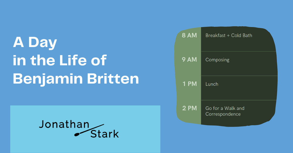 You are currently viewing A Day in the Life of Benjamin Britten
