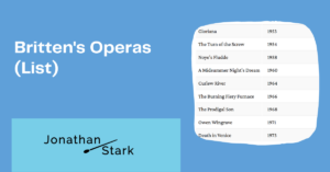 Read more about the article Britten’s Operas (List)