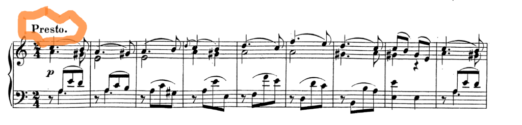 Mozart KV 310 III