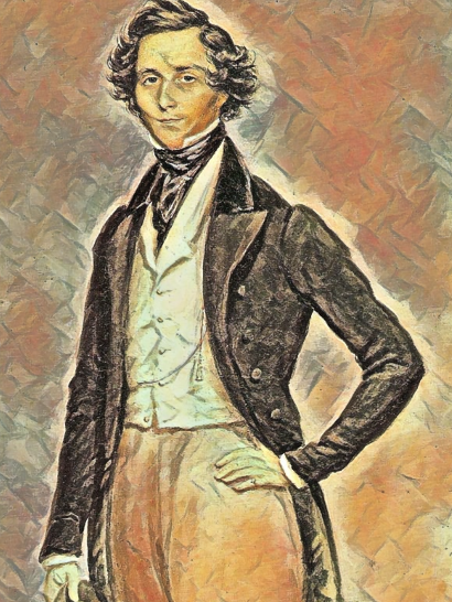 Mendelssohn Porträt Pastel
